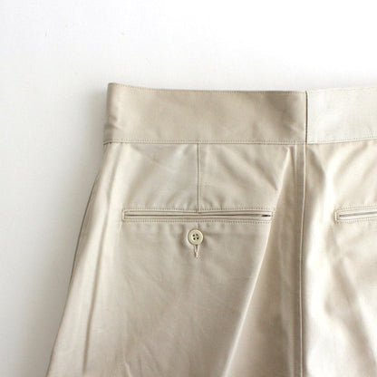 DOUBLE BELTED GURKHA TROUSERS #IVORY [L2102-PT001]