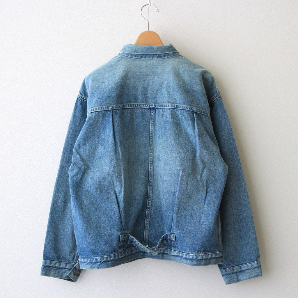 BRENDA BIG TRUCKER JACKET 《FADE INDIGO》 #FADE INDIGO [H2102