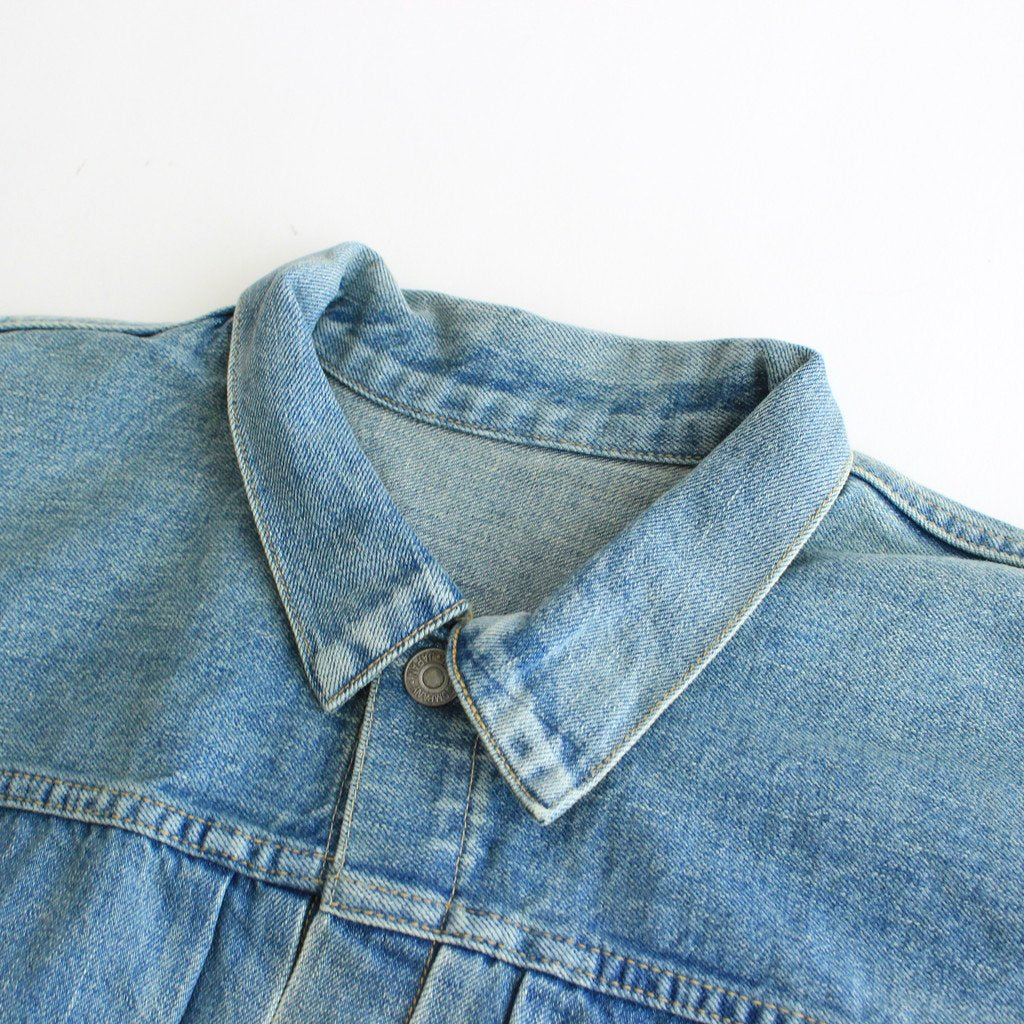 BRENDA BIG TRUCKER JACKET 《FADE INDIGO》 #FADE INDIGO [H2102-JJ003F]