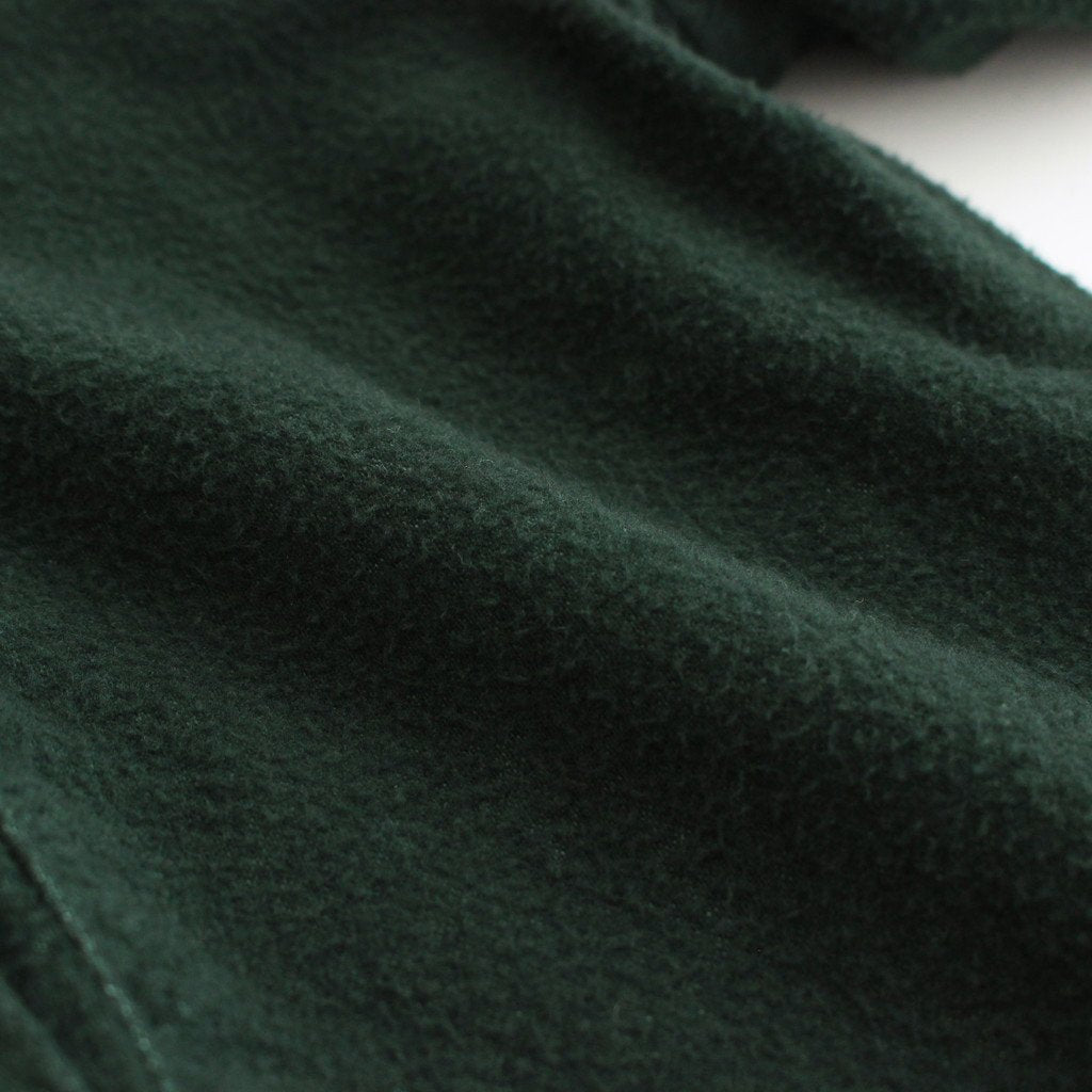 FBBBL | Flannel Rayon Garment Dye Long Blouson #DEEP GREEN [CW_FR026JK]