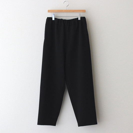 NTMPT | Heavy Polyester Double Cross 2WAY Stretch Straight Easy Pants #BLACK [CW_NC164PF]