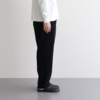 NTMPT | ヘヴィー ポリエステル ダブルクロス 2WAY ストレッチ ストレートイージーパンツ #BLACK [CW_NC164PF]