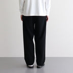 NTMPT | ヘヴィー ポリエステル ダブルクロス 2WAY ストレッチ ストレートイージーパンツ #BLACK [CW_NC164PF]