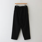 NTMPT | ヘヴィー ポリエステル ダブルクロス 2WAY ストレッチ ストレートイージーパンツ #BLACK [CW_NC164PF]