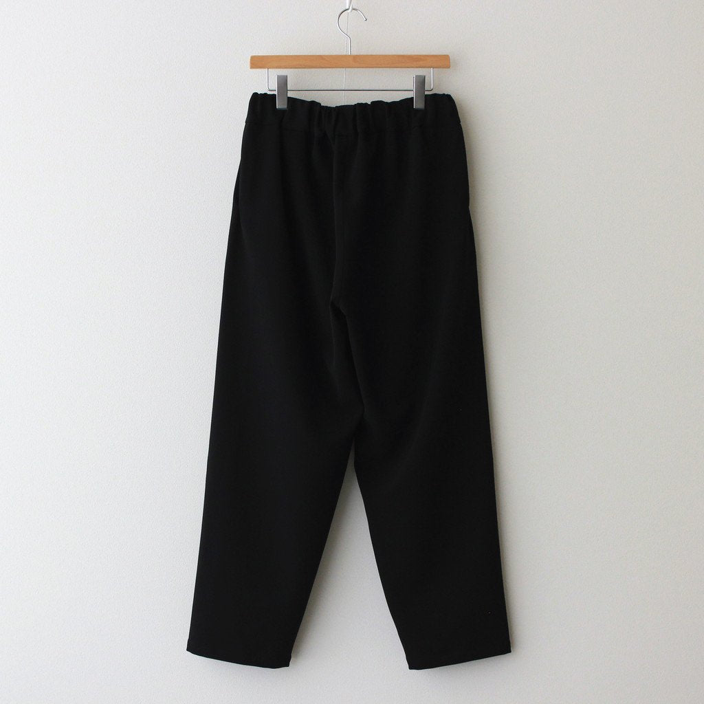 NTMPT | ヘヴィー ポリエステル ダブルクロス 2WAY ストレッチ ストレートイージーパンツ #BLACK [CW_NC164PF]
