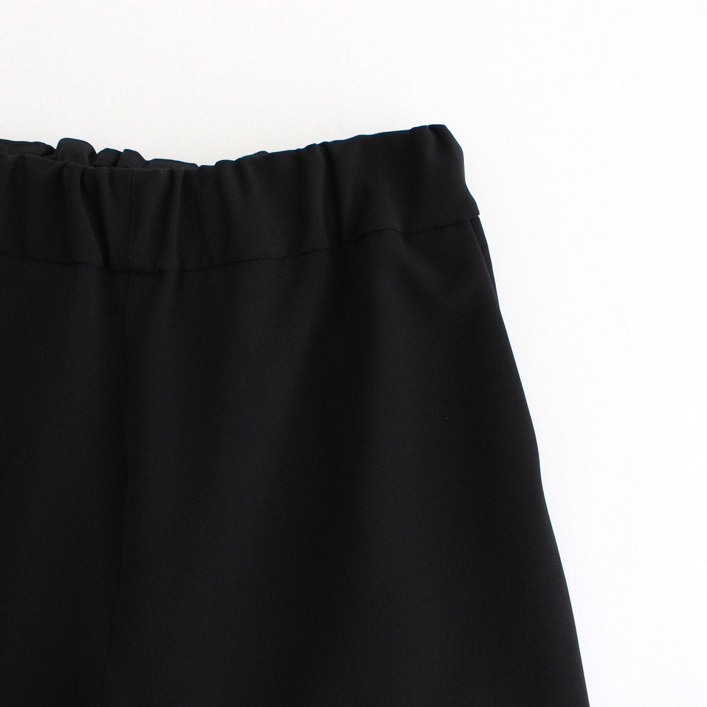 NTMPT | ヘヴィー ポリエステル ダブルクロス 2WAY ストレッチ ストレートイージーパンツ #BLACK [CW_NC164PF]