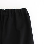 NTMPT | ヘヴィー ポリエステル ダブルクロス 2WAY ストレッチ ストレートイージーパンツ #BLACK [CW_NC164PF]