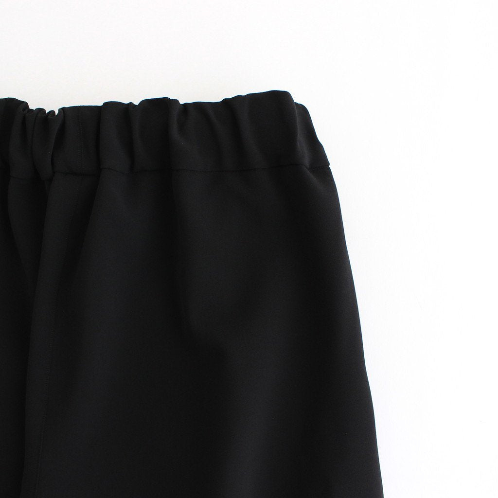 NTMPT | ヘヴィー ポリエステル ダブルクロス 2WAY ストレッチ ストレートイージーパンツ #BLACK [CW_NC164PF]