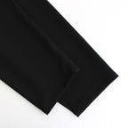 NTMPT | ヘヴィー ポリエステル ダブルクロス 2WAY ストレッチ ストレートイージーパンツ #BLACK [CW_NC164PF]