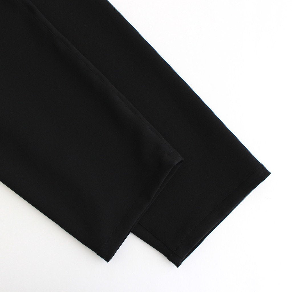 NTMPT | ヘヴィー ポリエステル ダブルクロス 2WAY ストレッチ ストレートイージーパンツ #BLACK [CW_NC164PF]