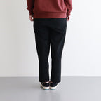 NTMPT | ヘヴィー ポリエステル ダブルクロス 2WAY ストレッチ ストレートイージーパンツ #BLACK [CW_NC164PF]