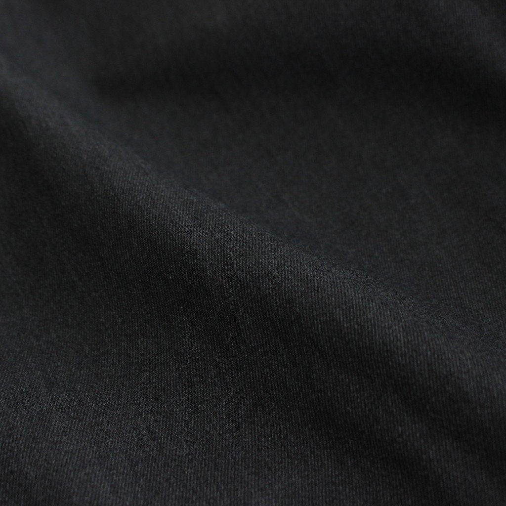 FSOCT | High twist TC gabardine stainless steel collar coat #MELANGE DARK GRAY [CW_FR082CT]