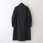 FSOCT | High twist TC gabardine stainless steel collar coat #MELANGE DARK GRAY [CW_FR082CT]