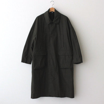 FSOCT | High twist TC gabardine collar coat #OLIVE [CW_FR082CT]