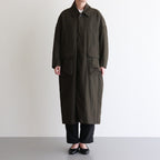 FSOCT | High Twist TC Gabardine Stencil Collar Coat #OLIVE [CW_FR082CT]