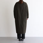 FSOCT | High Twist TC Gabardine Stencil Collar Coat #OLIVE [CW_FR082CT]