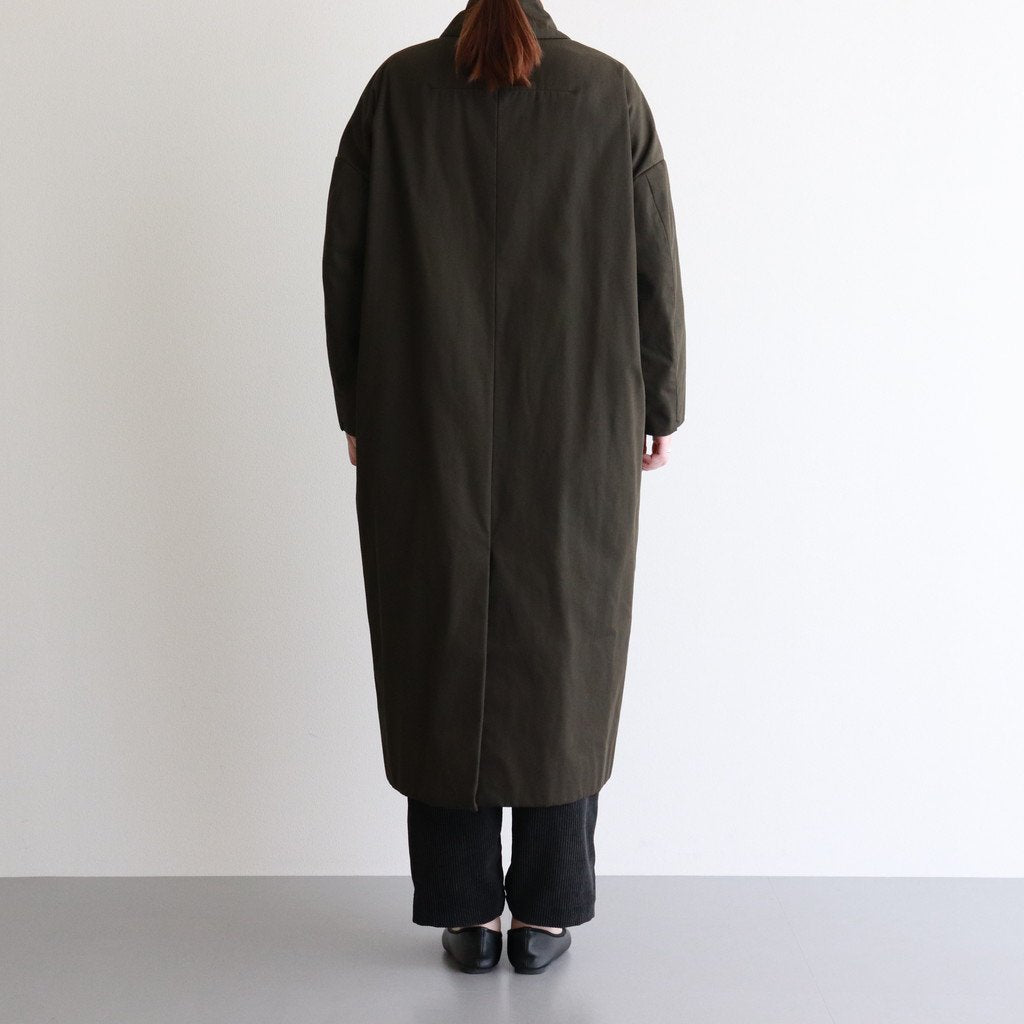 FSOCT | High Twist TC Gabardine Stencil Collar Coat #OLIVE [CW_FR082CT]