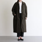 FSOCT | High Twist TC Gabardine Stencil Collar Coat #OLIVE [CW_FR082CT]