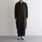 FSOCT | High Twist TC Gabardine Stencil Collar Coat #OLIVE [CW_FR082CT]