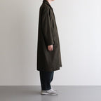 FSOCT | High Twist TC Gabardine Stencil Collar Coat #OLIVE [CW_FR082CT]