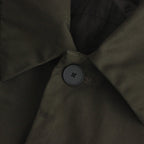 FSOCT | High Twist TC Gabardine Stencil Collar Coat #OLIVE [CW_FR082CT]