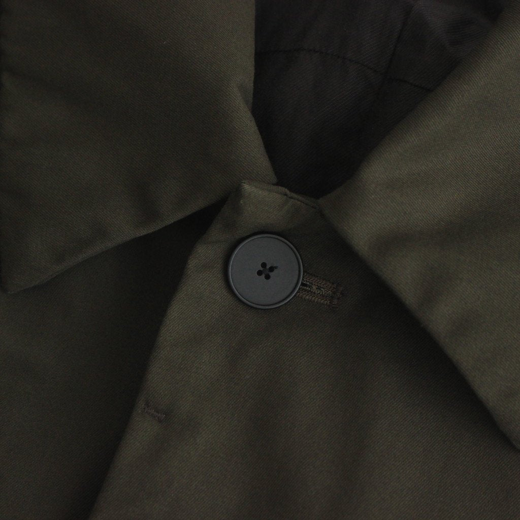 FSOCT | High Twist TC Gabardine Stencil Collar Coat #OLIVE [CW_FR082CT]