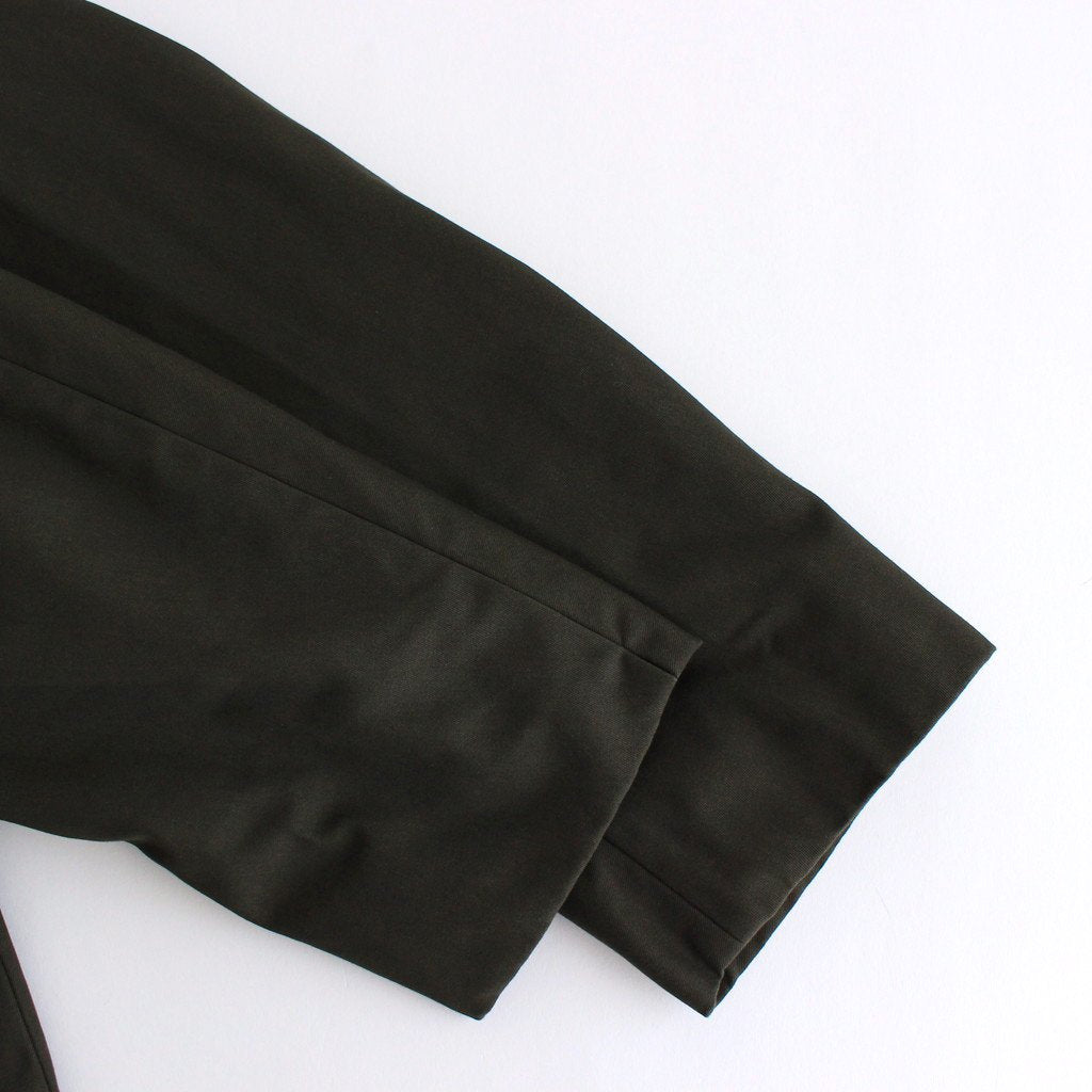 FSOCT | High Twist TC Gabardine Stencil Collar Coat #OLIVE [CW_FR082CT]