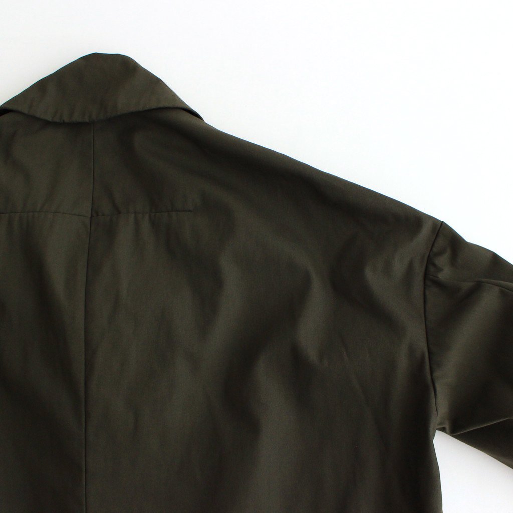 FSOCT | High Twist TC Gabardine Stencil Collar Coat #OLIVE [CW_FR082CT]