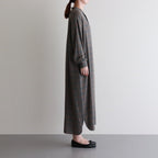 BAND COLLAR PULLOVER DRESS #SAGE GREEN [L2102-DR001]