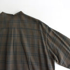 BAND COLLAR PULLOVER DRESS #SAGE GREEN [L2102-DR001]