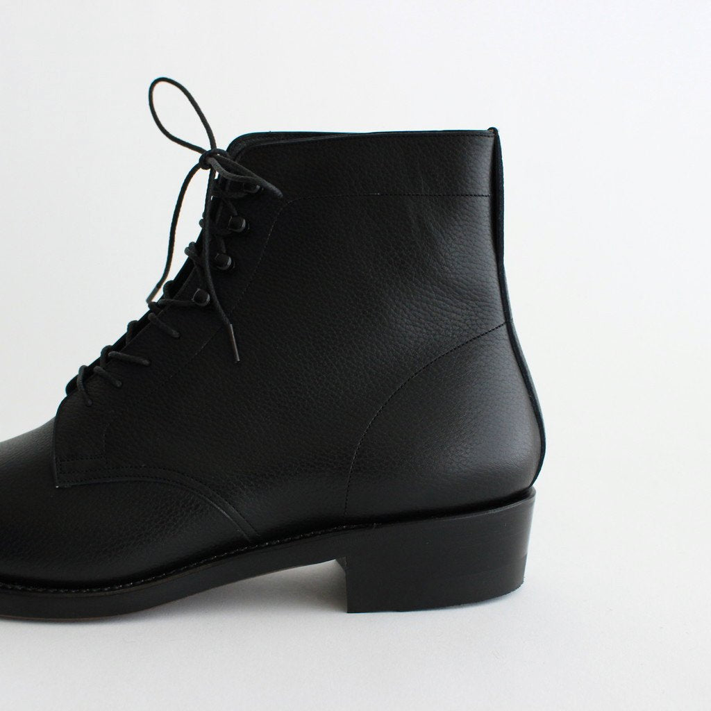 LACE UP BOOTS #BLACK EMBOSSED [FTC2134005]