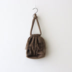 YAK FLEECE PURSE #BROWN [PR21AW-BG026]