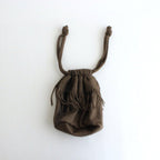 YAK FLEECE PURSE #BROWN [PR21AW-BG026]