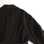 OVERSIZED BLANKET COAT #DARK BROWN [ST.275-1]