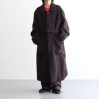 OVERSIZED BLANKET COAT #DARK BROWN [ST.275-1]