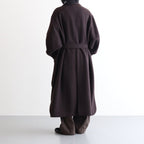 OVERSIZED BLANKET COAT #DARK BROWN [ST.275-1]