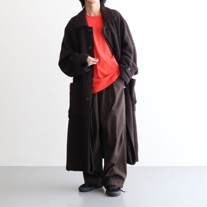 OVERSIZED BLANKET COAT #DARK BROWN [ST.275-1]