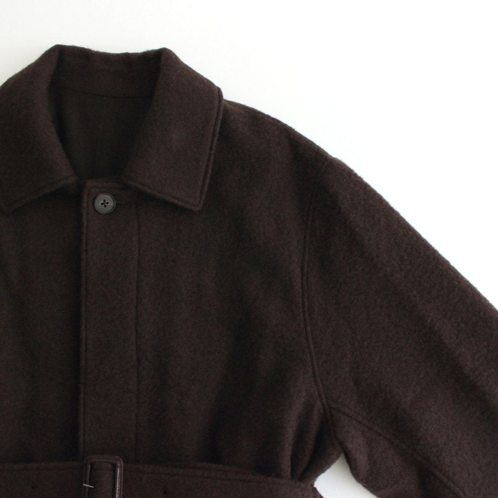 OVERSIZED BLANKET COAT #DARK BROWN [ST.275-1] _ stein | シュタイン