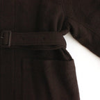 OVERSIZED BLANKET COAT #DARK BROWN [ST.275-1]