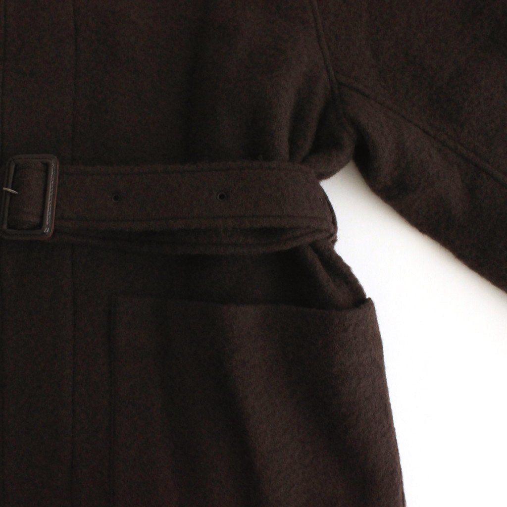 OVERSIZED BLANKET COAT #DARK BROWN [ST.275-1]