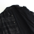 OVERSIZED BLANKET COAT #SHADOW CHECK [ST.275-2]