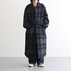 OVERSIZED BLANKET COAT #SHADOW CHECK [ST.275-2]