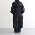 OVERSIZED BLANKET COAT #SHADOW CHECK [ST.275-2]