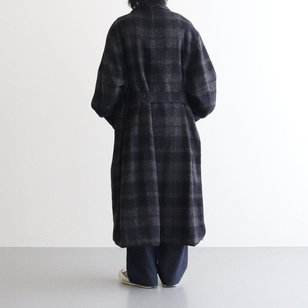 OVERSIZED BLANKET COAT #SHADOW CHECK [ST.275-2]