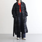 OVERSIZED BLANKET COAT #SHADOW CHECK [ST.275-2]