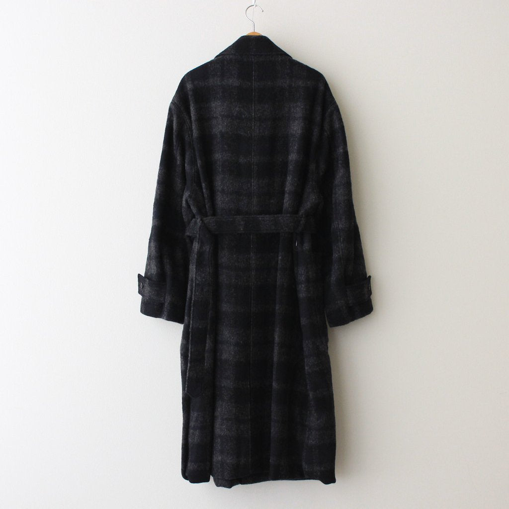 OVERSIZED BLANKET COAT #SHADOW CHECK [ST.275-2]