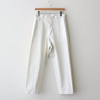 CHINO CLOTH PANTS WIDE STARIGHT #WHITE [61651]
