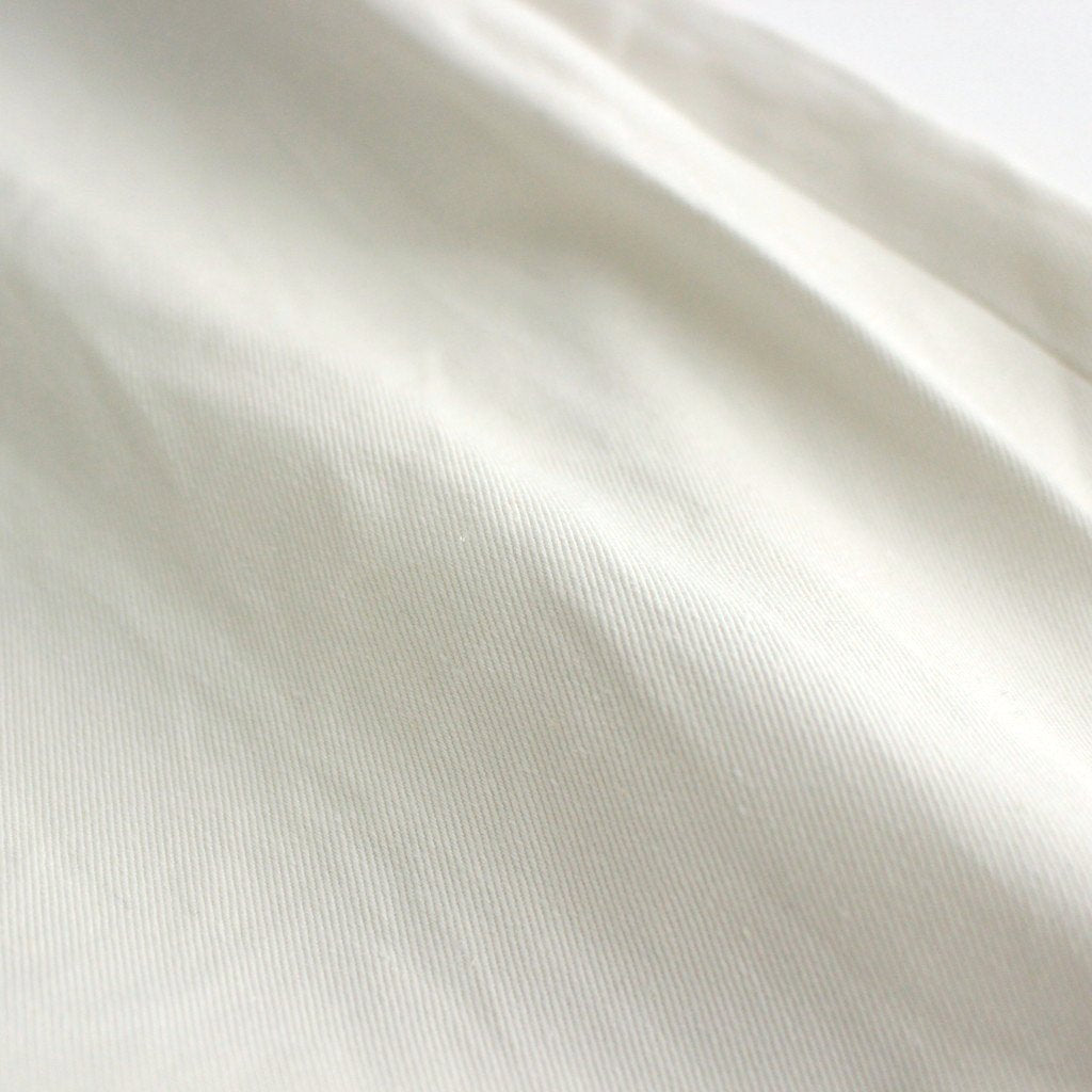 CHINO CLOTH PANTS WIDE STARIGHT #WHITE [61651]