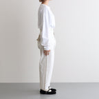 CHINO CLOTH PANTS WIDE STARIGHT #WHITE [61651]