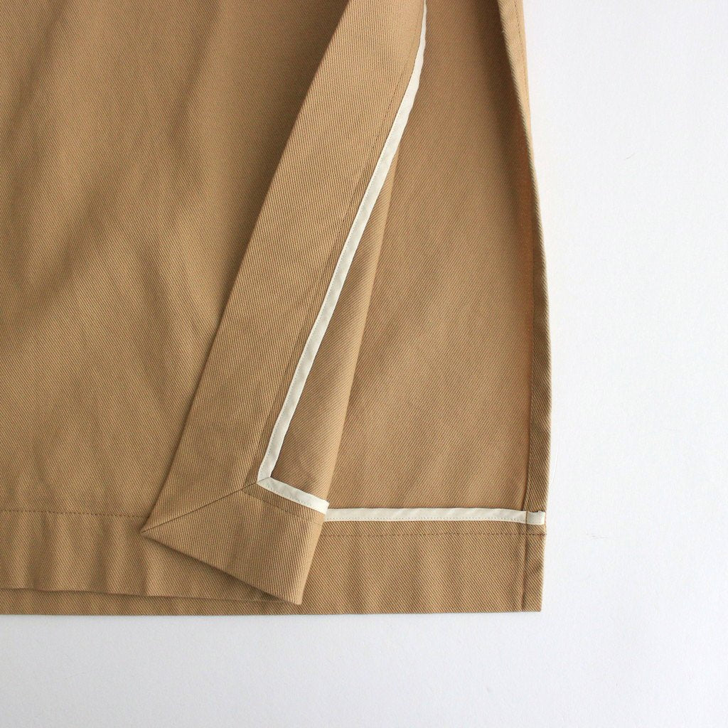 FFBSCT | 強撚コットンヘヴィーカルゼ フードコート #CHINO BEIGE